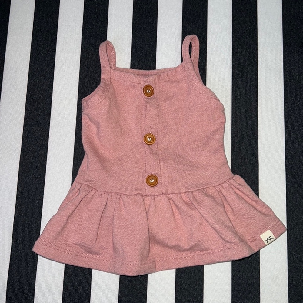 Lulu and Roo/little road co peplum top